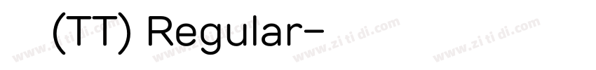 华文细黑(TT) Regular字体转换